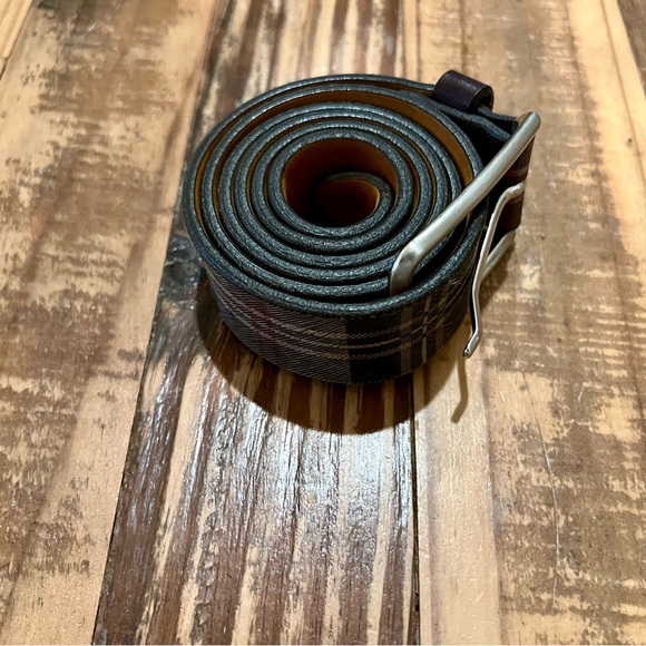 Remu tulliani leather brown belt size 34” Italian leather - Picture 4 of 5